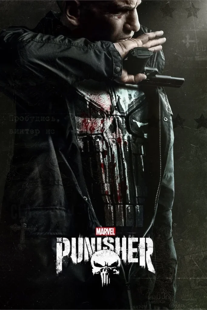 Affisch för Marvels serie om The Punisher